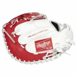 Rawlings Liberty Advanced Color Series Scarlet Softball Catchers Mitt 34 Inch Right Hand Throw -Baseball Gloves Shop RLACM34FPWSP 4 56876.1678115604
