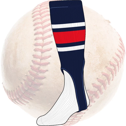 TCK - Twin City Knitting Socks TCK Big Stripe Baseball Stirrups 1 TCK - Twin City Knitting Socks TCK Big Stripe Baseball Stirrups