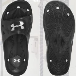 Under Armour Locker III Slide Sandals -Baseball Gloves Shop UA1287325 001 OT 1500
