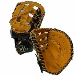 JL Glove Co First Base Mitt AD21 12.75 Inch H Web Black Tan Right Hand Throw -Baseball Gloves Shop jl fb 4 26802.1673296770