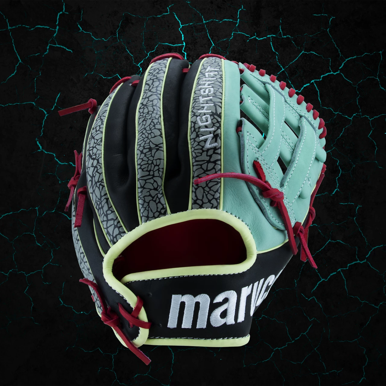 Marucci Nightshift 12 Inch H Web VELOCIRAPTER Baseball Glove Right Hand Throw 5 Marucci Nightshift 12 Inch H Web VELOCIRAPTER Baseball Glove Right Hand Throw - Image 5